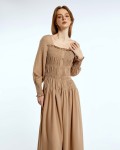 SIXDO Woven Flared Dress 2025